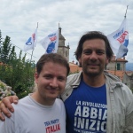 Carlo Rossi (a destra) con il portavoce nazionale Giacomo Zucco